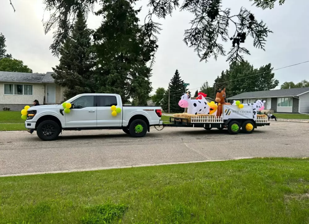 Wilkie community parade float 2026